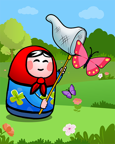 Butterfly Hunt Badge - Trizzle Butterfly Hunt Badge - Trizzle