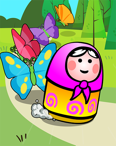 Butterfly Race Badge - Trizzle Butterfly Race Badge - Trizzle