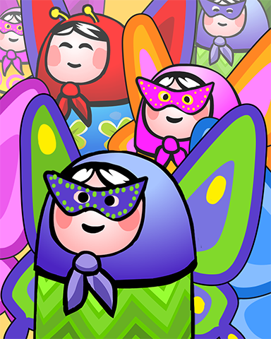 Butterfly Parade Badge - Trizzle Butterfly Parade Badge - Trizzle