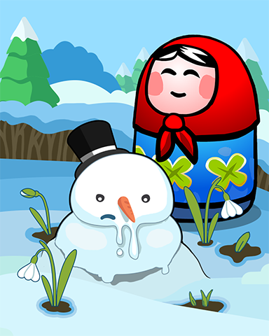 Goodbye Winter Badge - Trizzle Goodbye Winter Badge - Trizzle