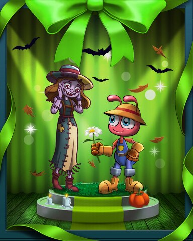 Grant's Ghoul Friend Badge - Garden Blast