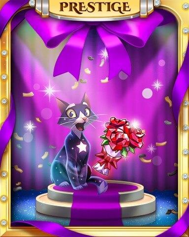 Rosy Bouquet Prestige Badge - Bejeweled Stars