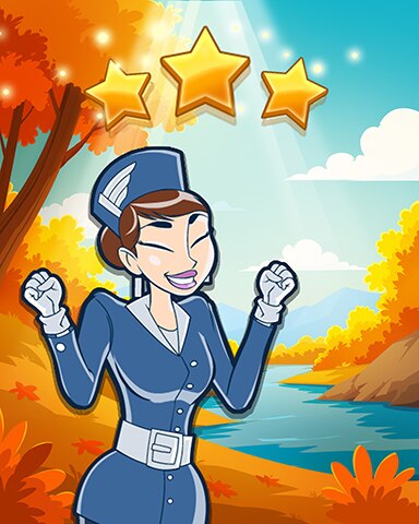 Autumn Cove World Class Badge - Jet Set Solitaire Autumn Cove World Class Badge - Jet Set Solitaire
