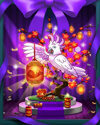 Barnaby's New Year Badge - Mahjong Sanctuary