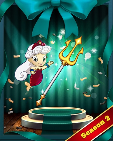 Poseidon's Trident Badge - Solitaire Blitz