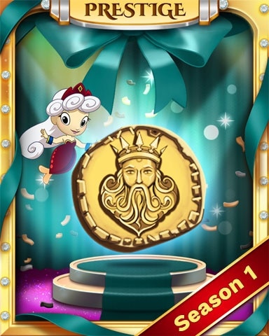 Prestige Poseidon Power Badge - Solitaire Blitz Prestige Poseidon Power Badge - Solitaire Blitz