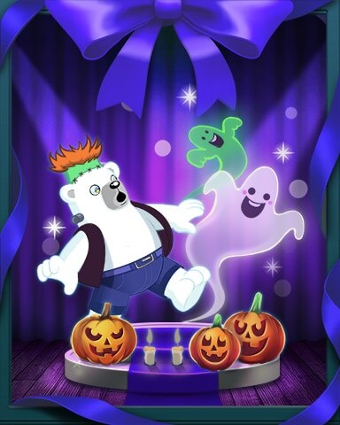 Scared Bear Badge - Snowbird Solitaire Scared Bear Badge - Snowbird Solitaire