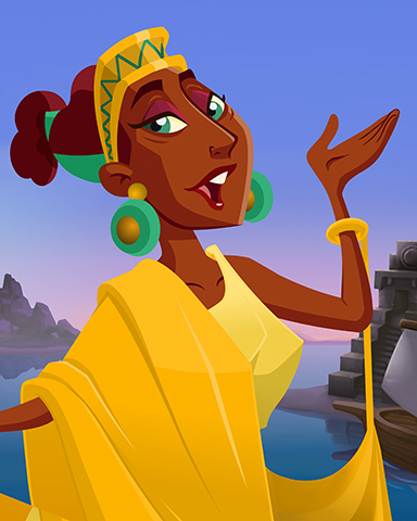 Alexandria Queen Badge - Thousand Island Solitaire HD Alexandria Queen Badge - Thousand Island Solitaire HD