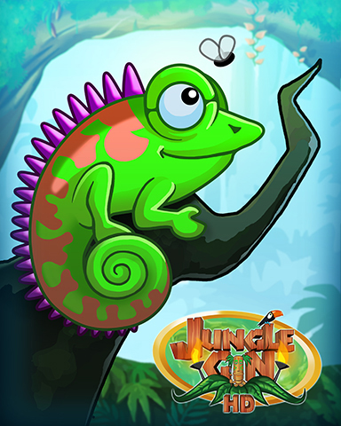Comfy Chameleon Badge - Jungle Gin HD Comfy Chameleon Badge - Jungle Gin HD