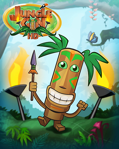 Dancing Tiki Badge - Jungle Gin HD Dancing Tiki Badge - Jungle Gin HD