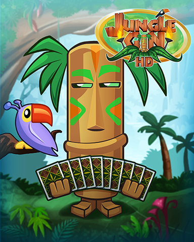 Tiki At Work Badge - Jungle Gin HD Tiki At Work Badge - Jungle Gin HD