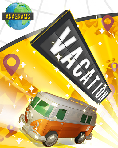 Anagrams Vacation Badge - Anagrams Anagrams Vacation Badge - Anagrams