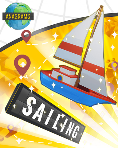 Anagrams Sailing Badge - Anagrams Anagrams Sailing Badge - Anagrams