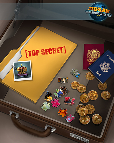 Hunting Supplies Badge - Jigsaw Treasure Hunter HD Hunting Supplies Badge - Jigsaw Treasure Hunter HD