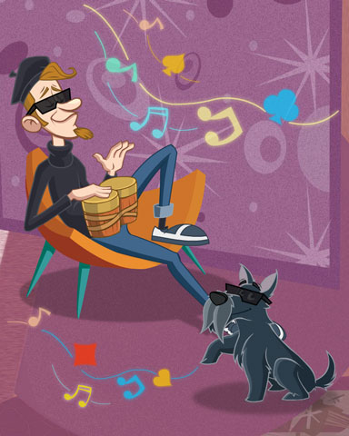 Beat The Drum Badge - Canasta HD Beat The Drum Badge - Canasta HD