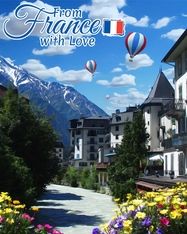 Mountain Village Badge - From France With Love Mountain Village Badge - From France With Love