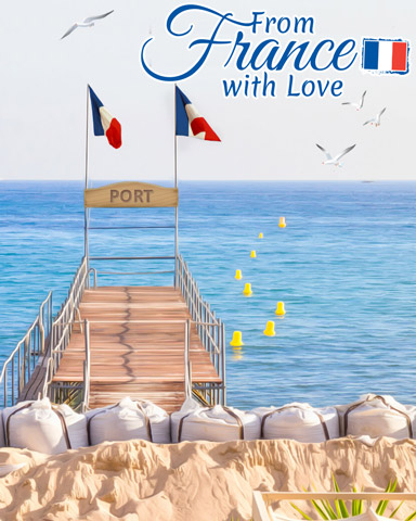 Beach Life Badge - From France With Love Beach Life Badge - From France With Love