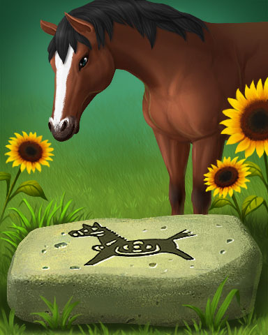 Spring Horse Badge - Mahjong Garden HD Spring Horse Badge - Mahjong Garden HD