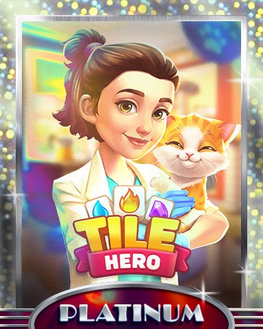 Heroic Hustle Platinum Badge - Tile Hero