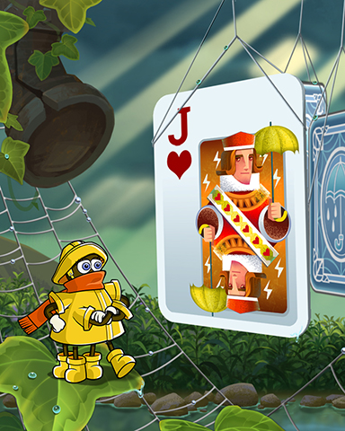 Rainy Jack Badge - Rainy Day Spider Solitaire HD Rainy Jack Badge - Rainy Day Spider Solitaire HD