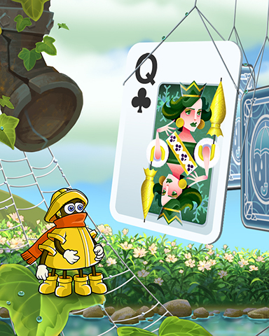 Sunshine Queen Badge - Rainy Day Spider Solitaire HD Sunshine Queen Badge - Rainy Day Spider Solitaire HD