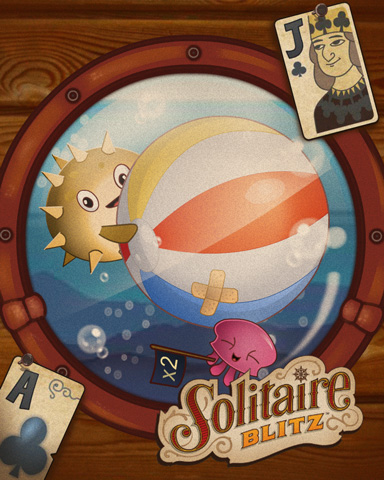 Porthole Party Badge - Solitaire Blitz Porthole Party Badge - Solitaire Blitz