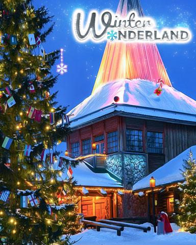 Lantern-Lit Badge - Winter Wonderland Lantern-Lit Badge - Winter Wonderland
