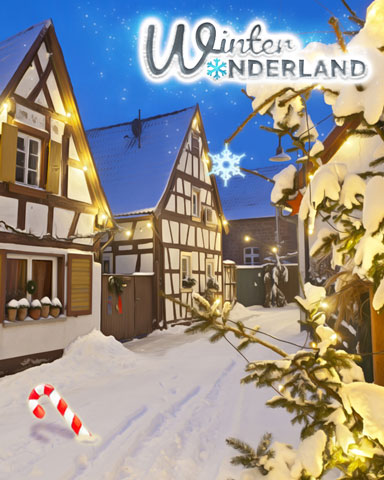 Village Night Badge - Winter Wonderland Village Night Badge - Winter Wonderland