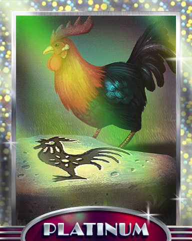 Rooster Booster Platinum Badge - Mahjong Garden HD Rooster Booster Platinum Badge - Mahjong Garden HD