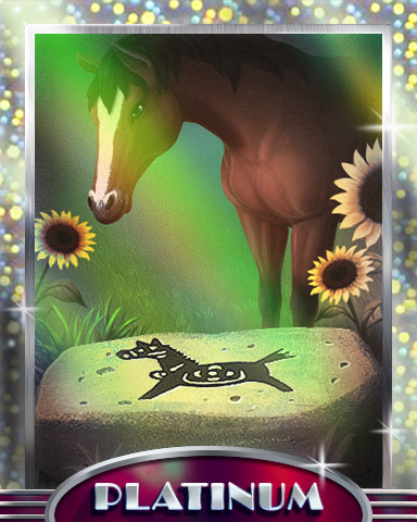 Spring Horse Platinum Badge - Mahjong Garden HD Spring Horse Platinum Badge - Mahjong Garden HD