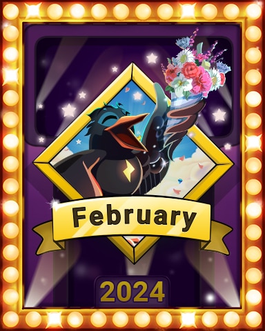 Fluttering Jewels Lap 1 Badge - Bejeweled Stars Fluttering Jewels Lap 1 Badge - Bejeweled Stars