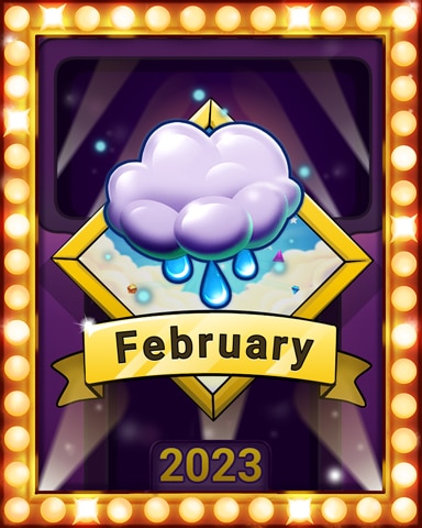 Star Sprint Lap 2 Badge - Bejeweled Stars Star Sprint Lap 2 Badge - Bejeweled Stars