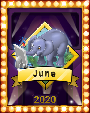 June Jaunt Lap 1 Badge - Mahjong Sanctuary June Jaunt Lap 1 Badge - Mahjong Sanctuary