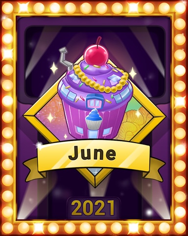 Sweet, Sweet June Lap 1 Badge - Sweet Tooth Town