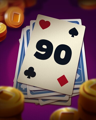Rank 90 Badge - Poker Town