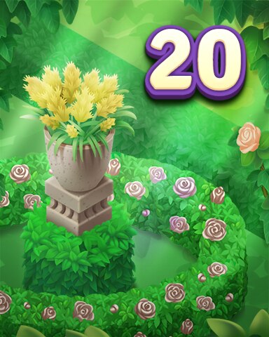 Rank 20 Badge - Secret Word Gardens Rank 20 Badge - Secret Word Gardens