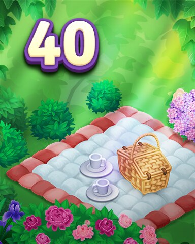 Rank 40 Badge - Secret Word Gardens Rank 40 Badge - Secret Word Gardens