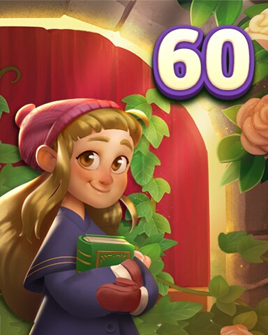 Rank 60 Badge - Secret Word Gardens