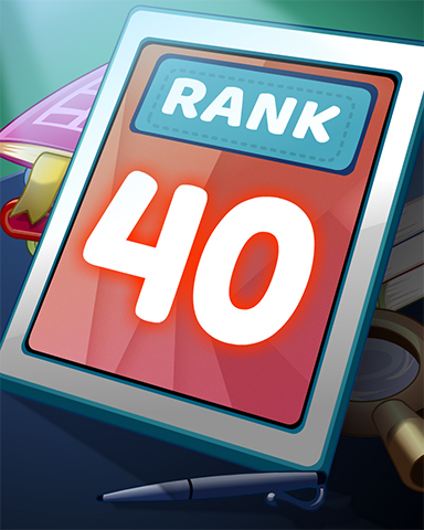 Rank 40 Badge - Word Search Daily HD Rank 40 Badge - Word Search Daily HD