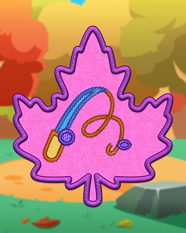 Violet Fishing Badge - Crossword Cove HD Violet Fishing Badge - Crossword Cove HD