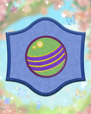 Blue Croquet Badge - Peggle Blast HD Blue Croquet Badge - Peggle Blast HD