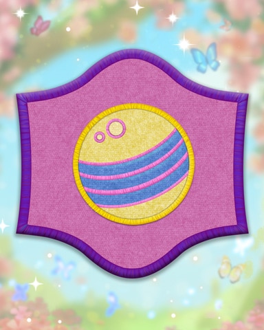 Violet Croquet Badge - Quinn's Aquarium Violet Croquet Badge - Quinn's Aquarium