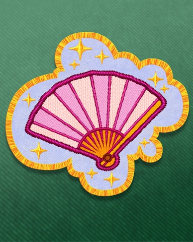 Pogo Fancy Fanning Badge Pogo Fancy Fanning Badge