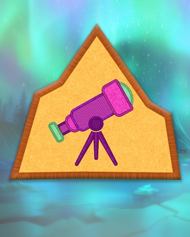 Yellow Stargazing Badge - Canasta HD Yellow Stargazing Badge - Canasta HD