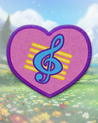 Violet Guitar Badge - Phlinx II Violet Guitar Badge - Phlinx II