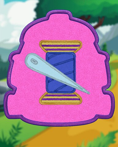 Pink Sewing Kit Badge - Matching Moments Pink Sewing Kit Badge - Matching Moments