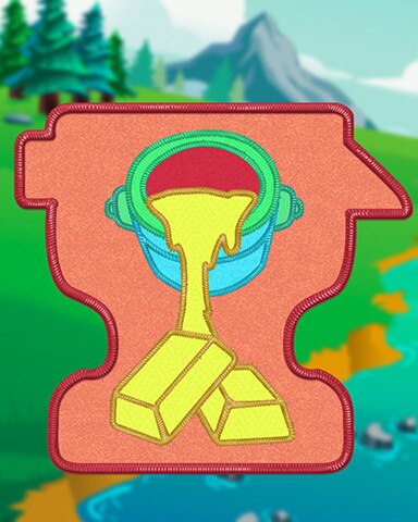 Orange Smelting Badge - Farm Merge Valley