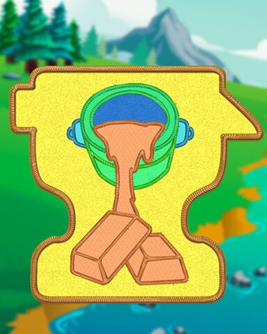Yellow Smelting Badge - Garden Blast Yellow Smelting Badge - Garden Blast