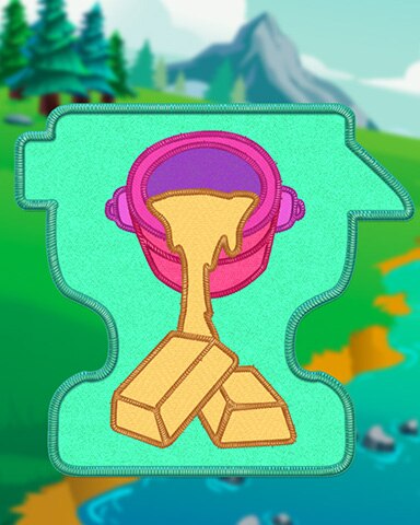 Green Smelting Badge - Card Scramble: Viola's Diner