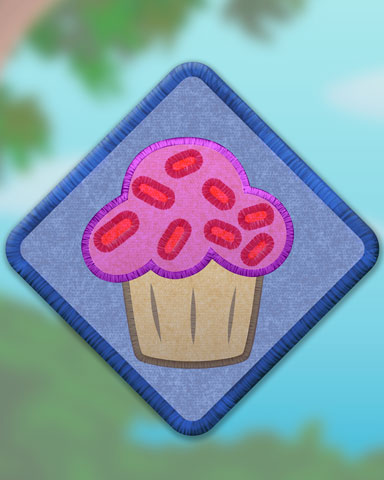 Pink Cupcake Badge - Quinn's Aquarium Pink Cupcake Badge - Quinn's Aquarium